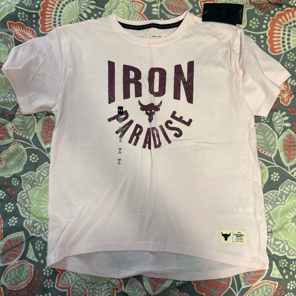 Under Armour Light Pink Tee